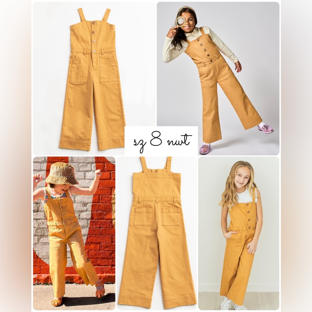Sz 8 Finding Foxtale Cartwheel Jumpsuit NWT in bag overalls Matilda Jane